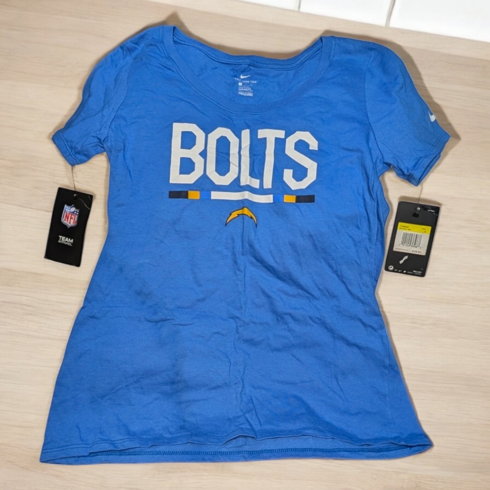 Women's Nike Blue Los Angeles Chargers Bolt Logo, S